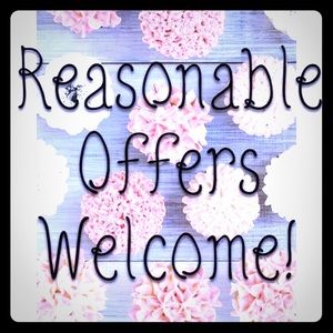 Reasonable offers are welcome!  🌸